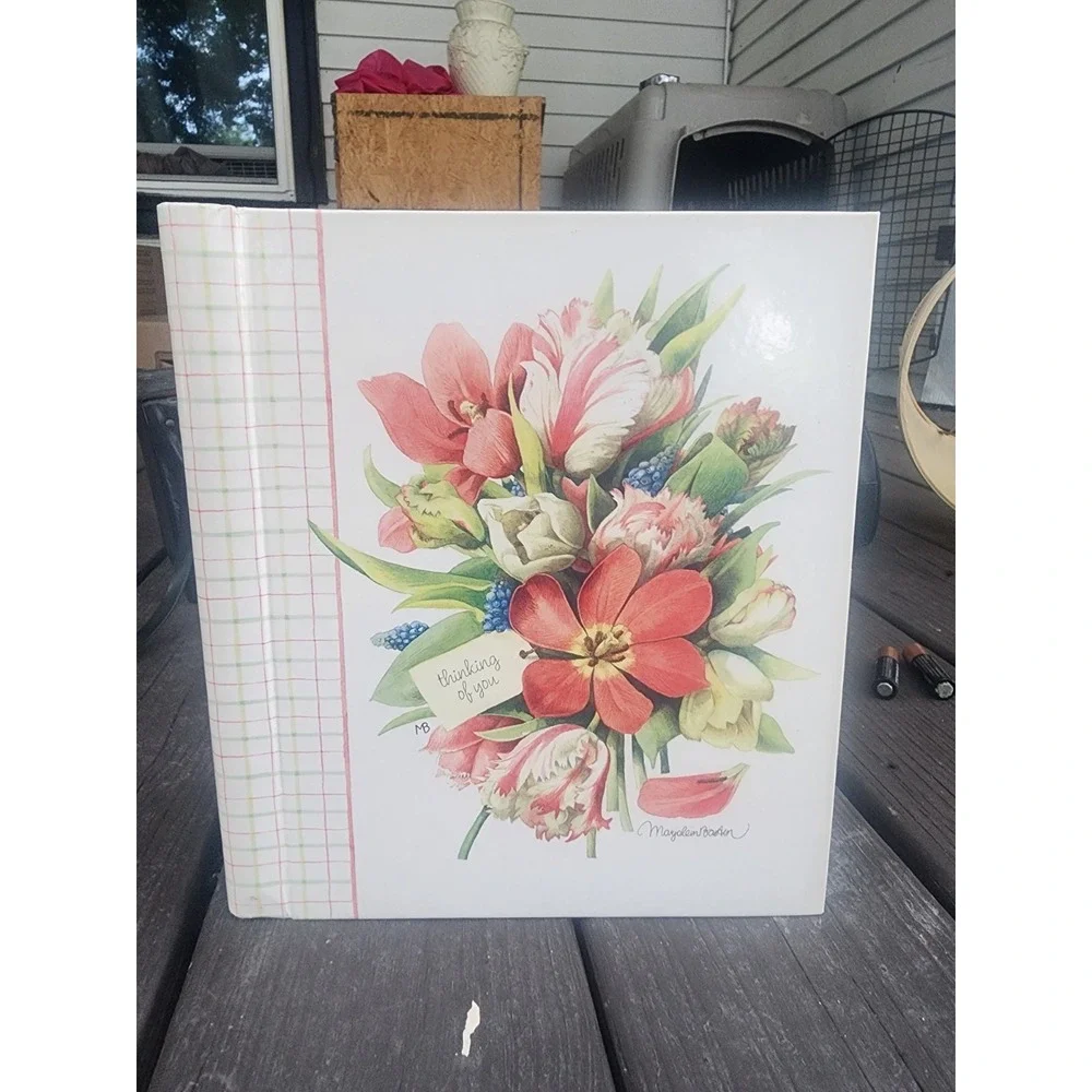 Vintage Hallmark Marjolein Bastin Nature's Sketchbook greeting card Address Book